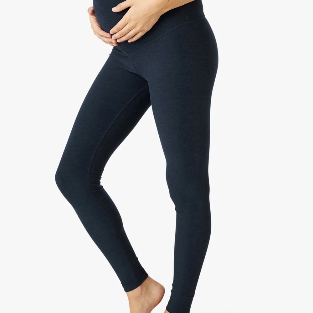 Beyond Yoga Spacedye Maternity Legging in Green
